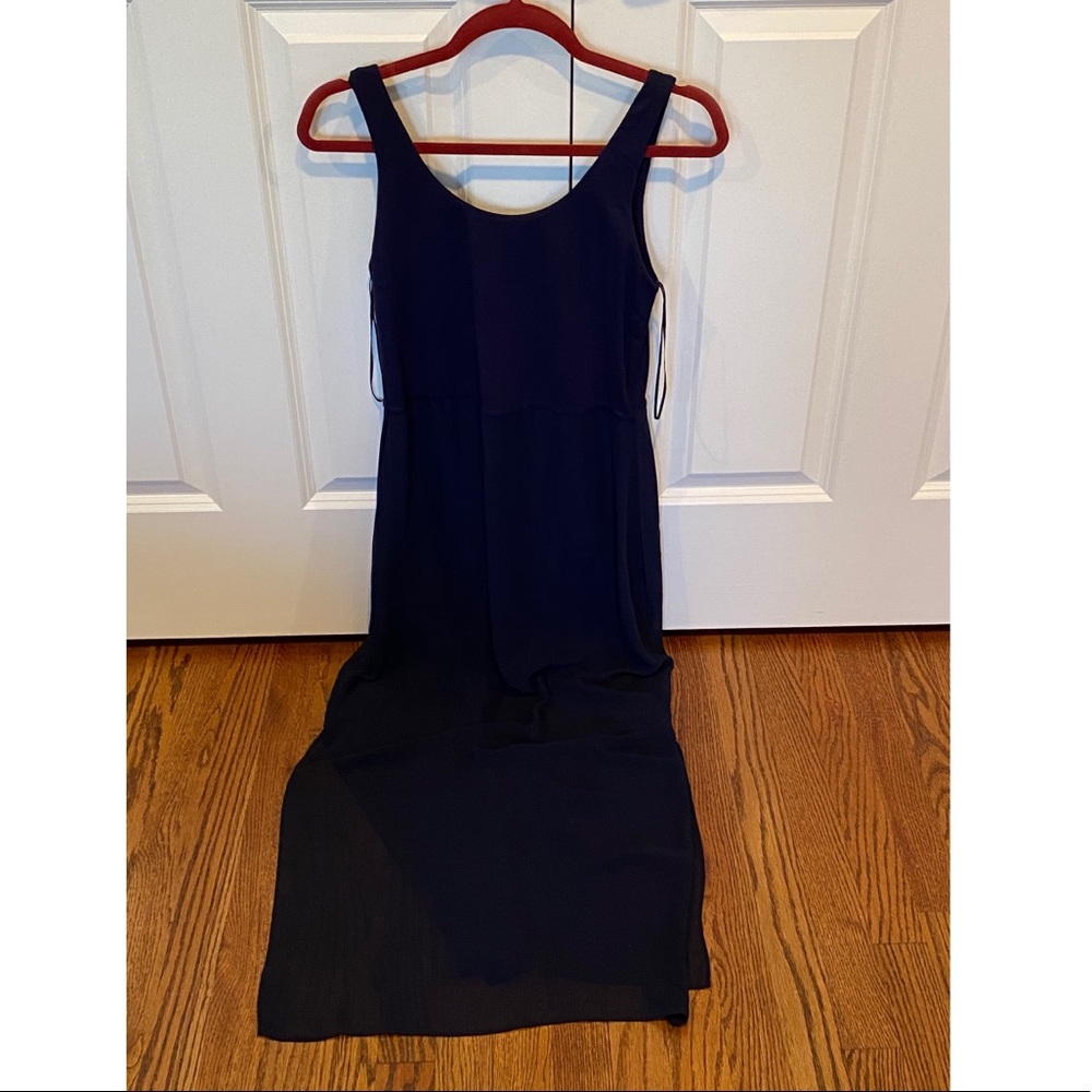 navy maxi dress